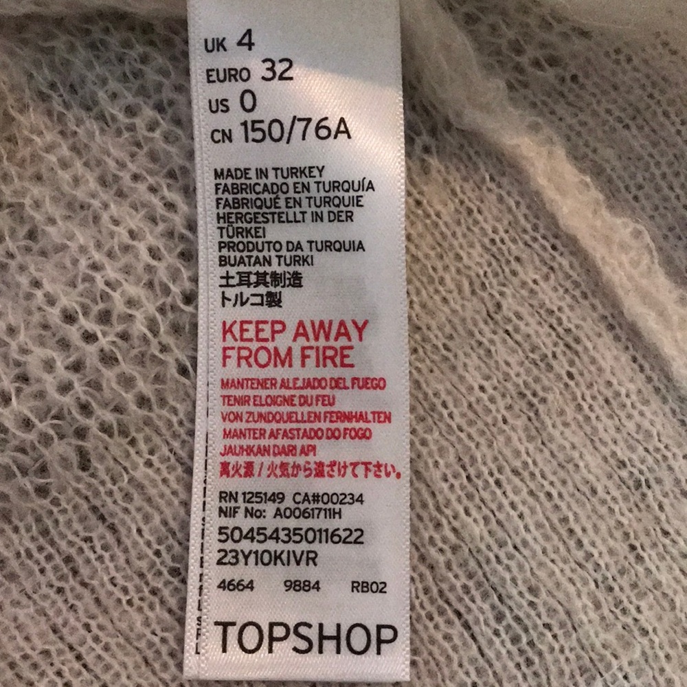 TOPSHOP CREW NECK SWEATER NWOT - Picture 8 of 10
